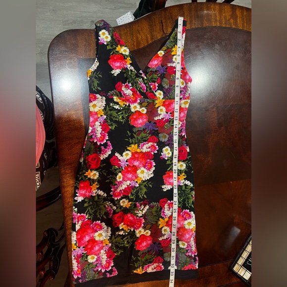 Aidan Matrix Floral Cocktail Dress - Picture 8 of 8